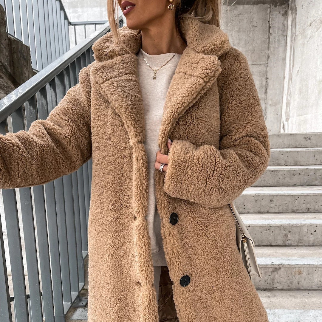Plush Long Jacket