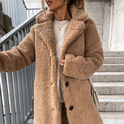 Plush Long Jacket