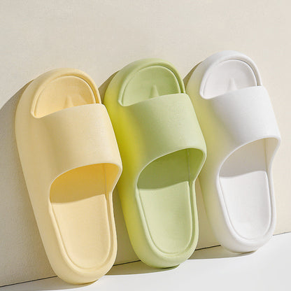 Solid Thick Soled Slippers