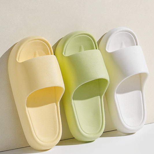 Solid Thick Soled Slippers