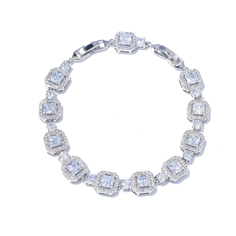 Adjustable Color Zircon Bracelet