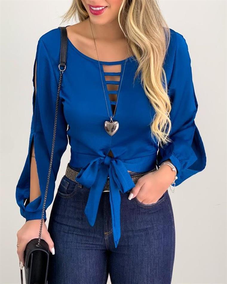 Lace-Up Top