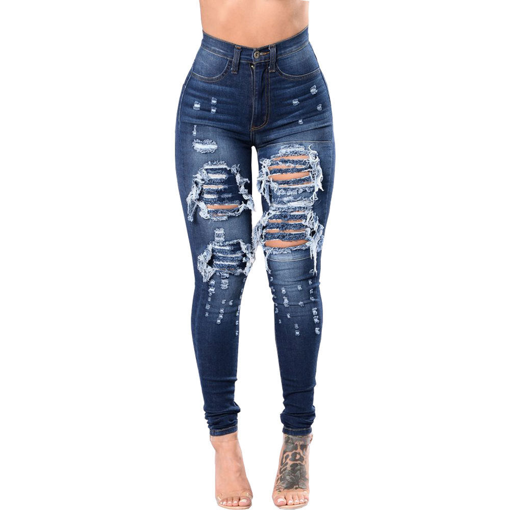 Slim Fit Ripped Jeans