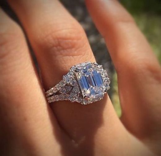 Silver Princess Zircon Ring