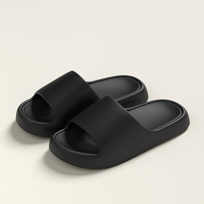 Solid Thick Soled Slippers