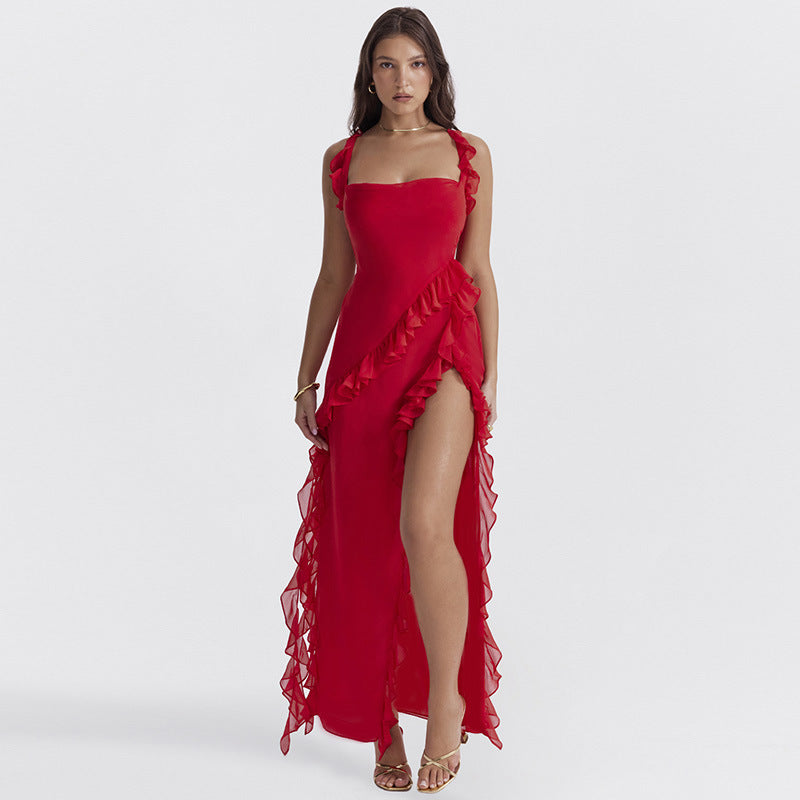 Thigh High Split Dress