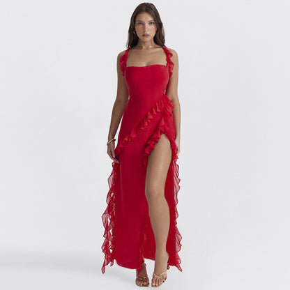 Thigh High Split Dress