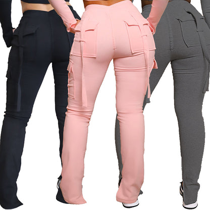 High Waist Cargo Pants