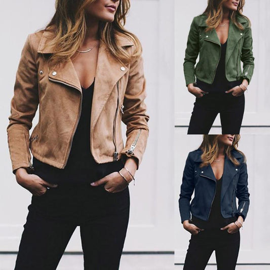 Diagonal Zipper Jacket
