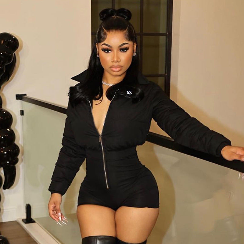 Padded Slim Jumpsuit