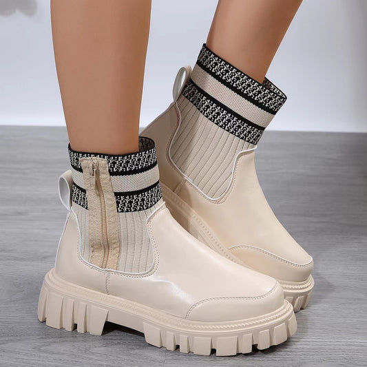 Mid Knit Boots
