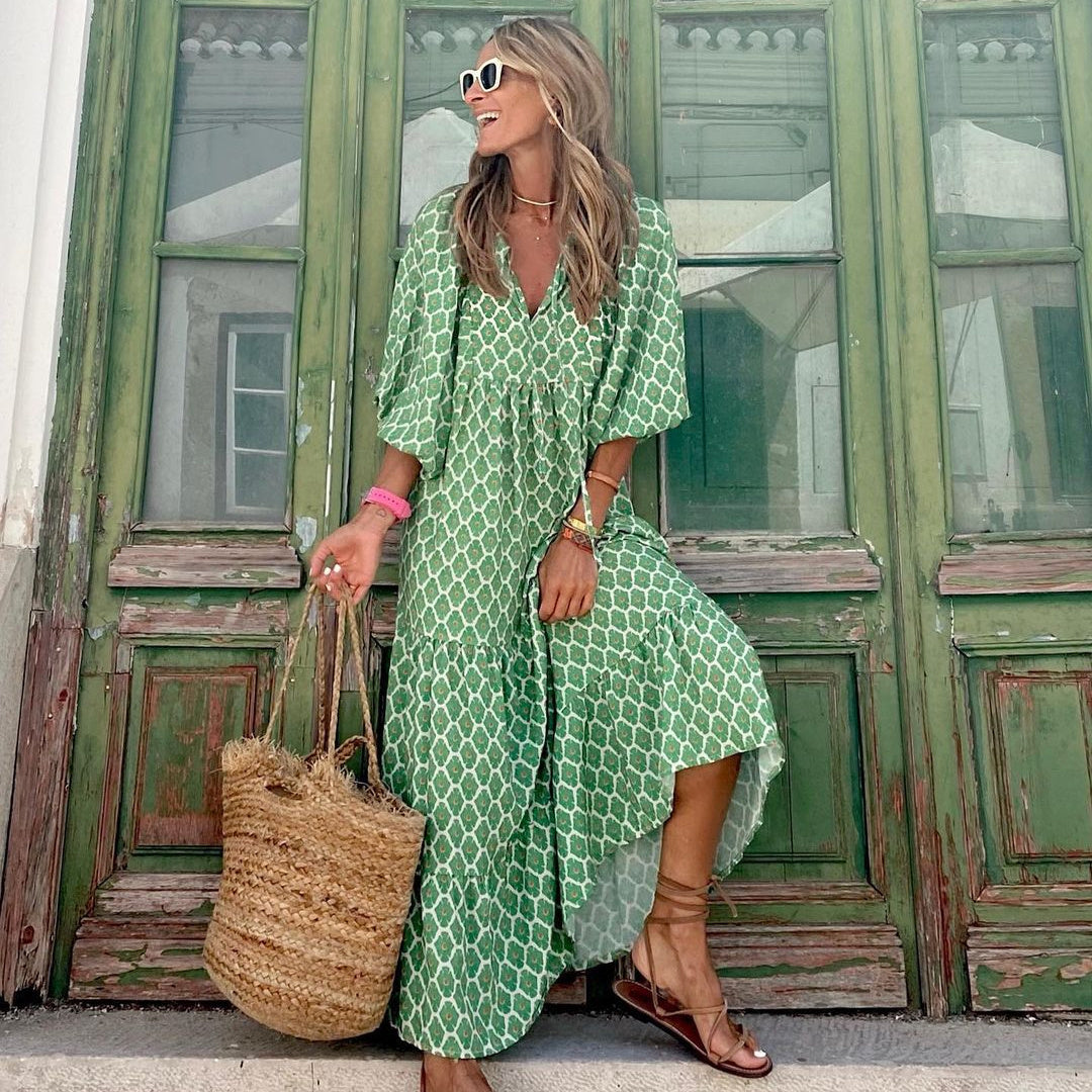 Vintage Bohemian Elegant Dress