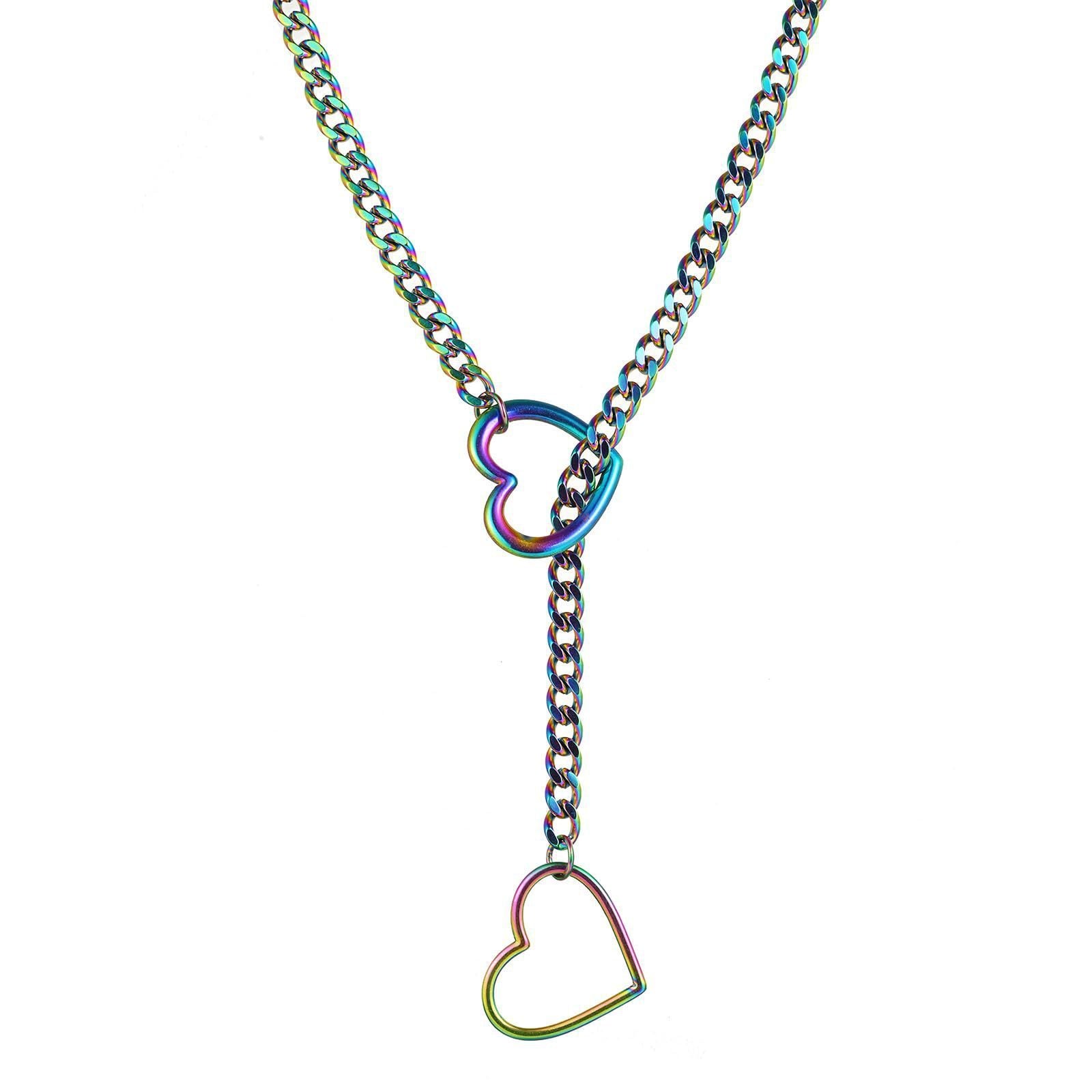 Lariat Heart Necklace