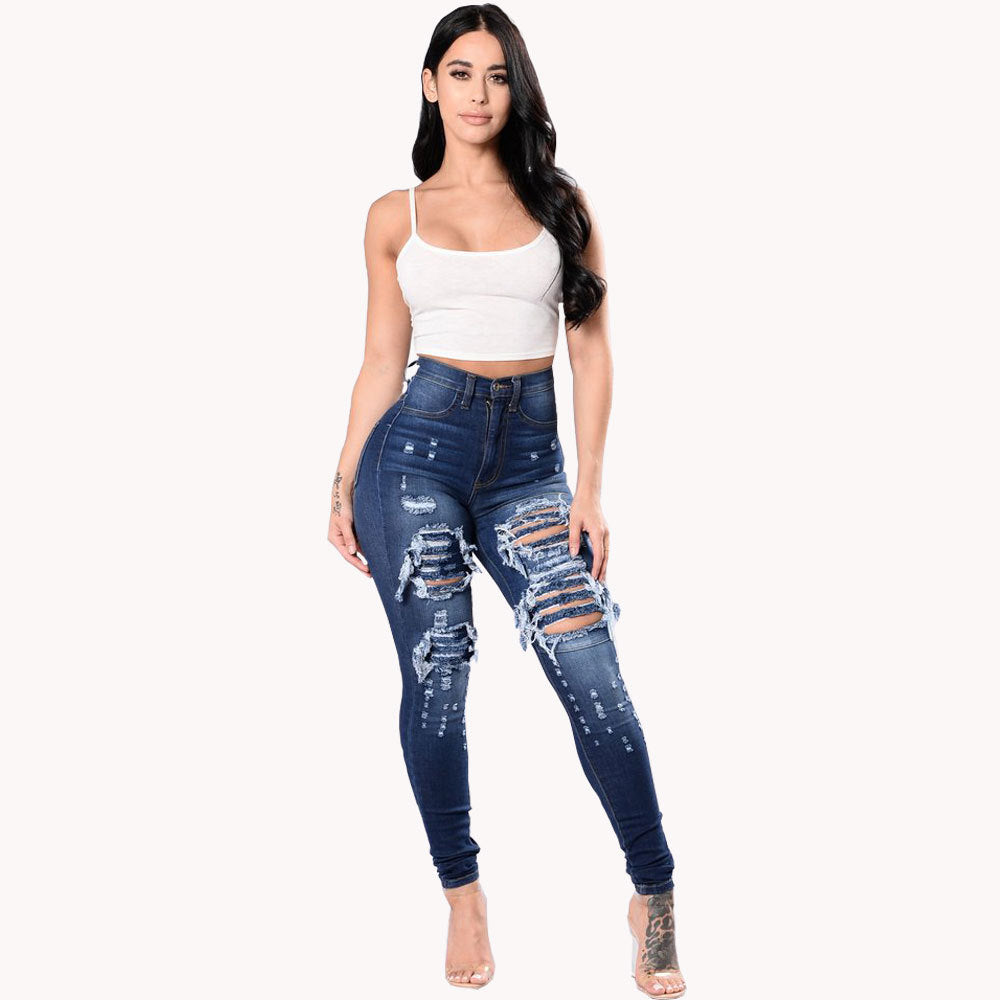 Slim Fit Ripped Jeans