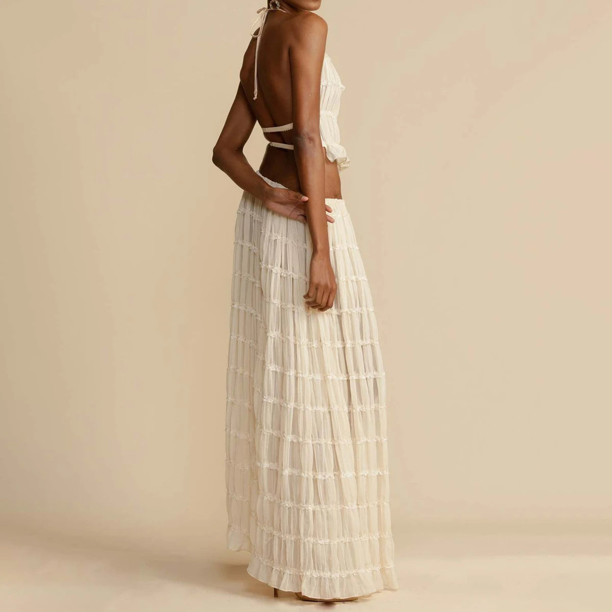2 Piece Sleeveless Dress Set