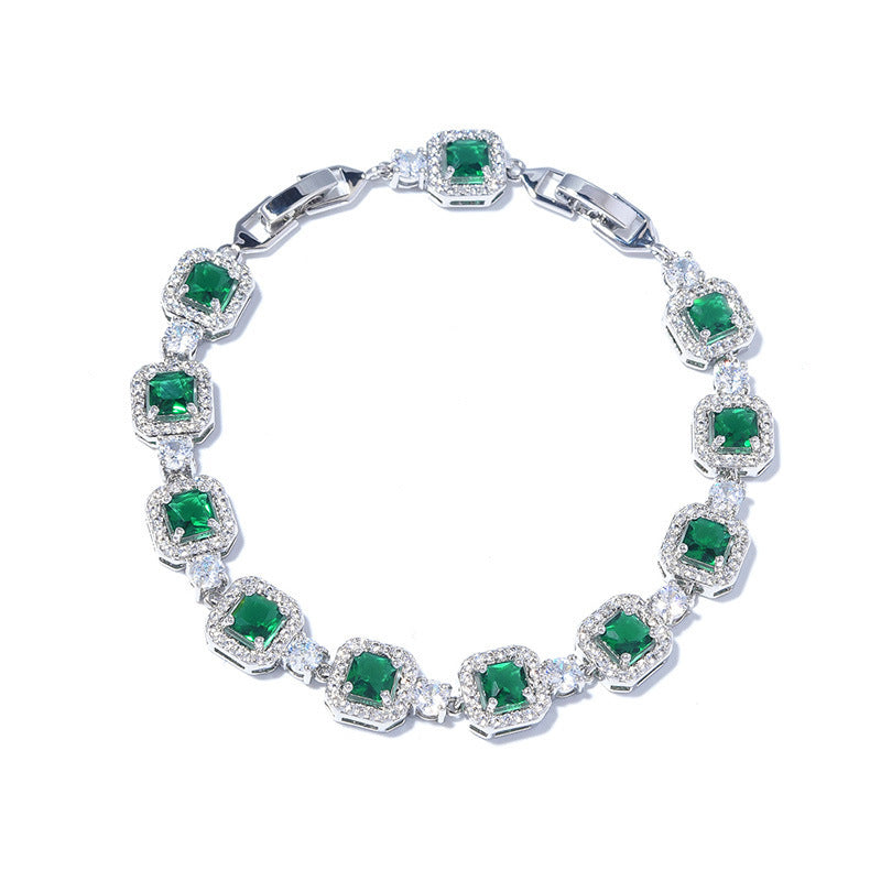 Adjustable Color Zircon Bracelet