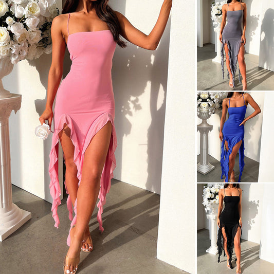 Suspender Tight Slim Skirt