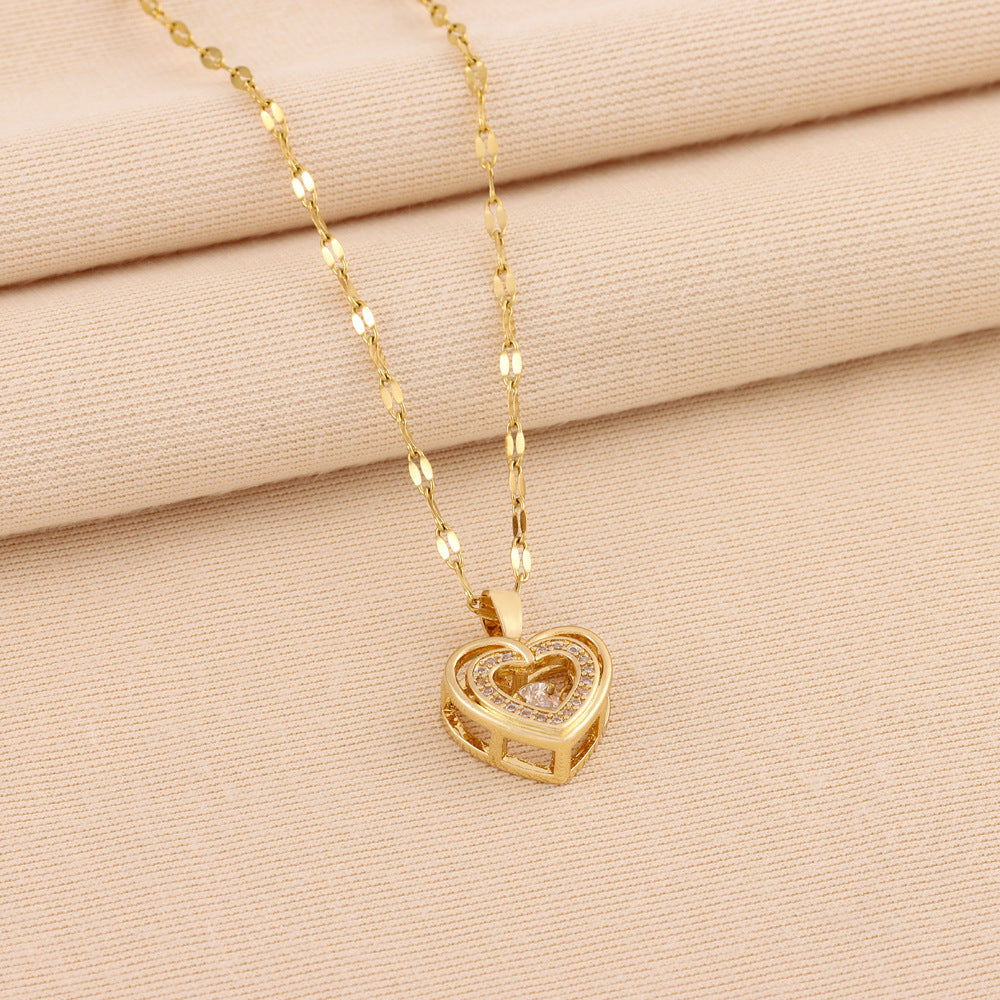 Double-Layer Love Pendant