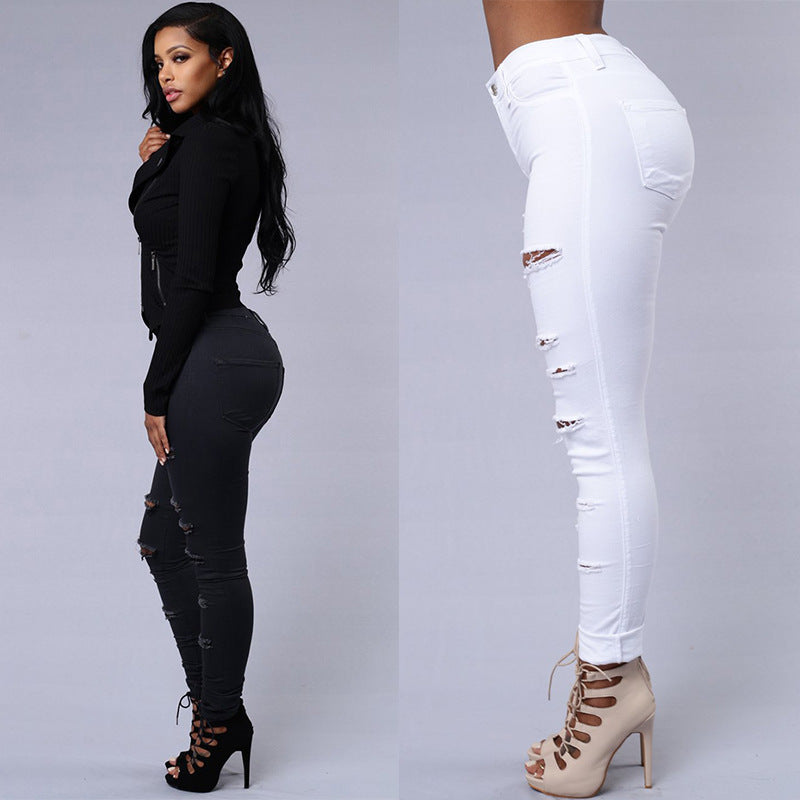 Ripped Slim Fit Pants