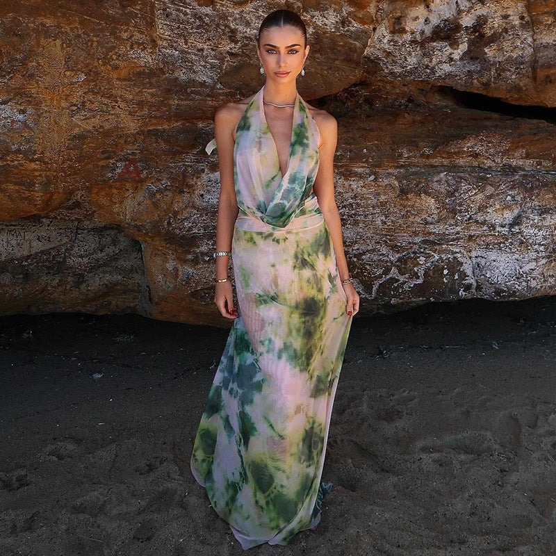 Tie Dye Long Dress