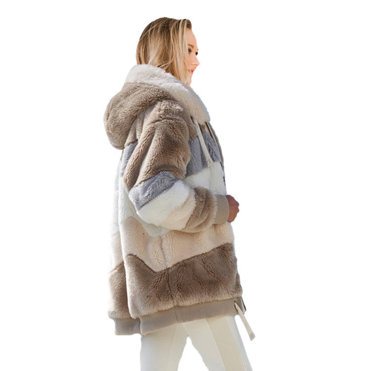 Plush Hooded Jacket