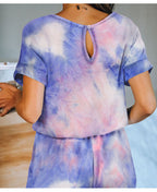 Short Sleeve One Piece Pajama Set