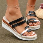 Strap Wedges Sandals
