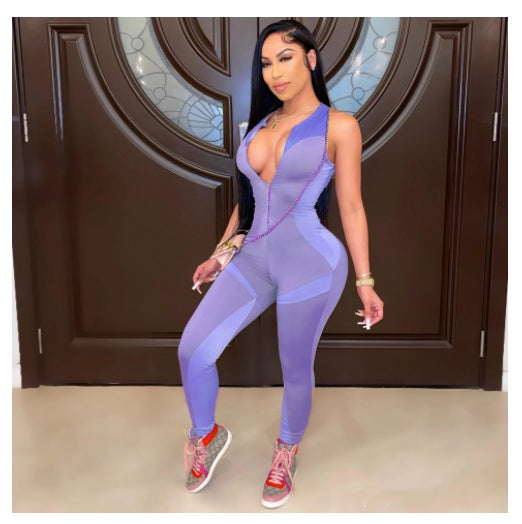 Slim Fit Yoga Jumpsuit