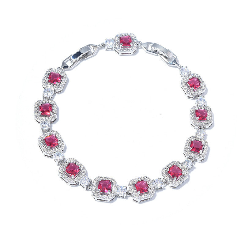 Adjustable Color Zircon Bracelet