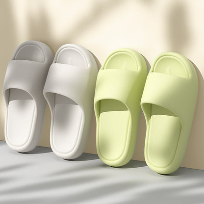 Solid Thick Soled Slippers