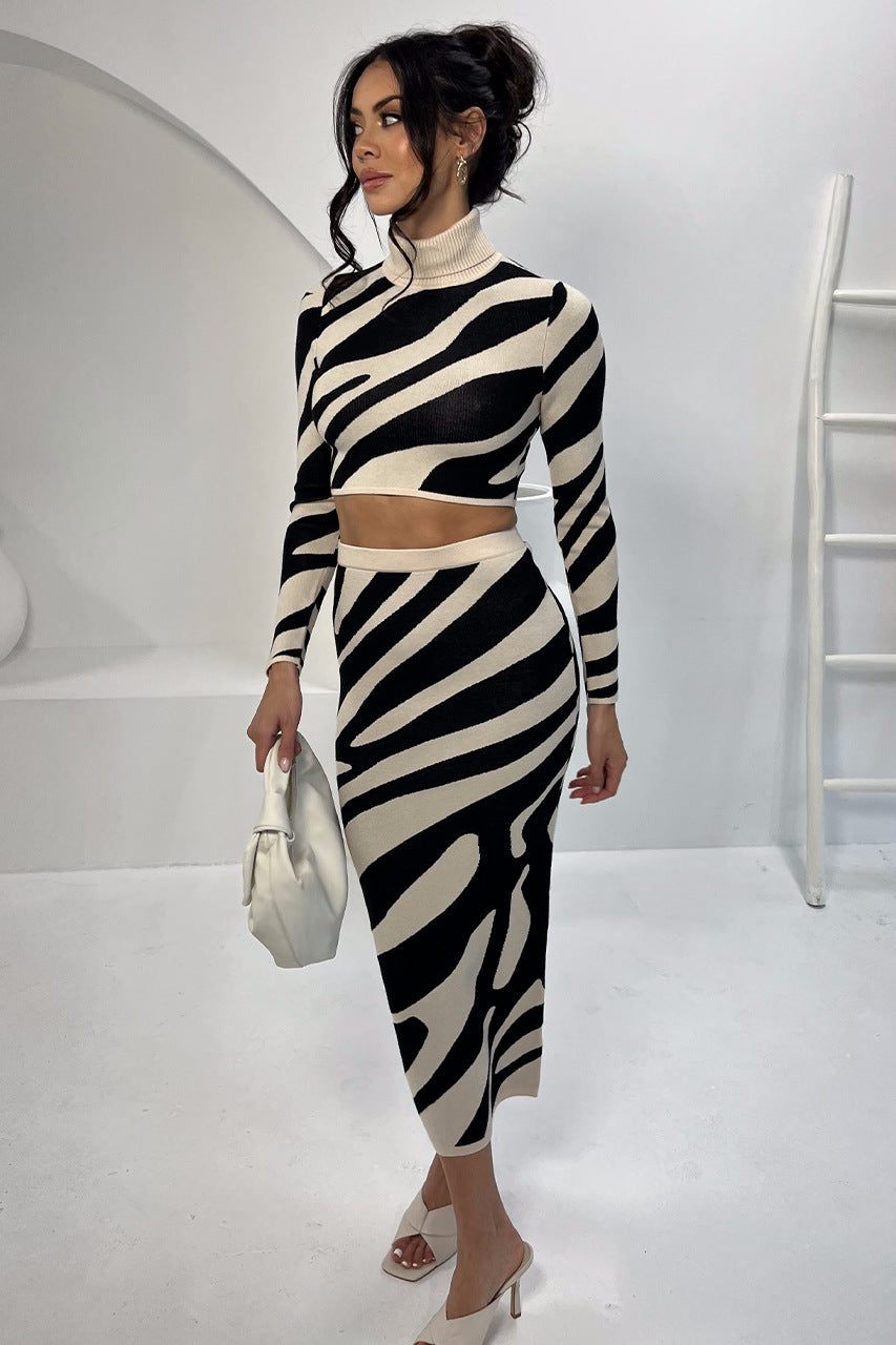 Two Piece Slim Fit Skirt