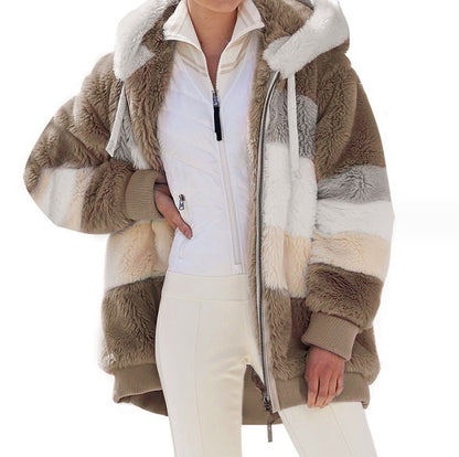 Plush Hooded Jacket