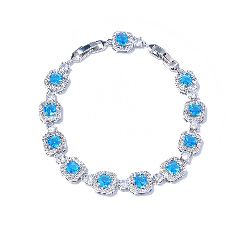 Adjustable Color Zircon Bracelet