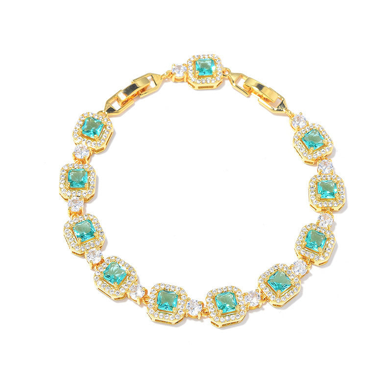 Adjustable Color Zircon Bracelet