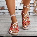 Cross Strap Sandals