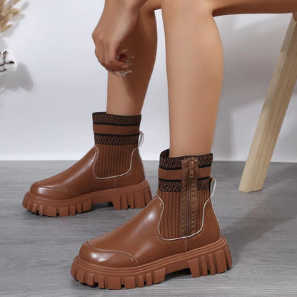 Mid Knit Boots