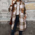 Plaid Long Coat