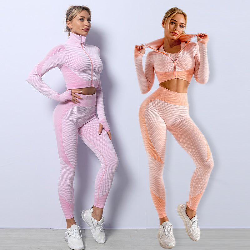 3 Piece Yoga Seamless Set
