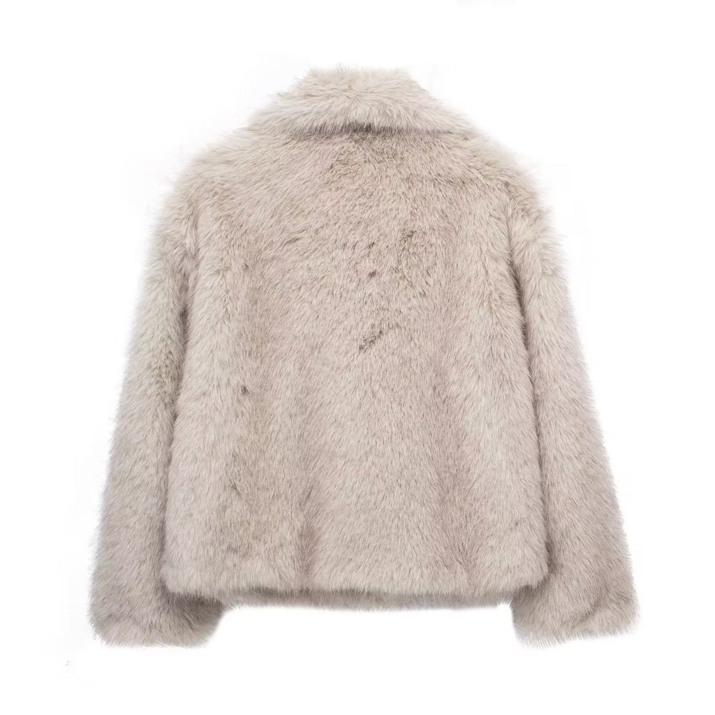 Plush Fur Coat