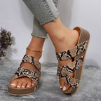 Cross-Strap Sandals