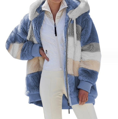 Plush Hooded Jacket