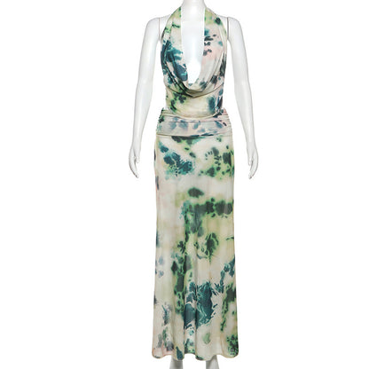 Tie Dye Long Dress