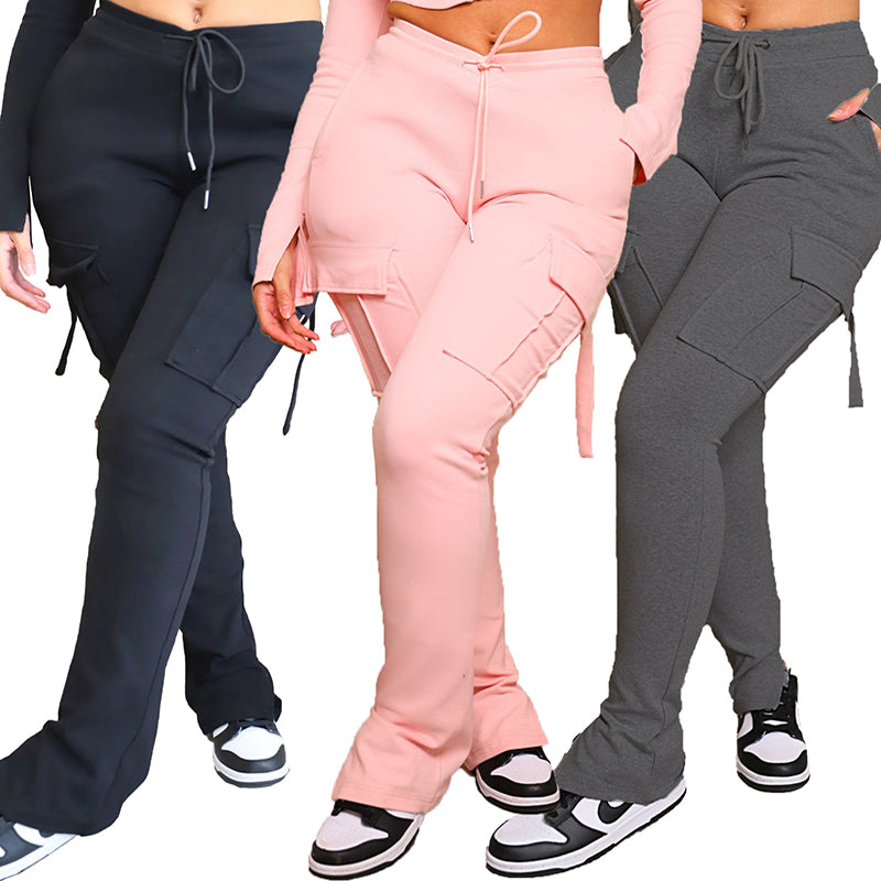 High Waist Cargo Pants