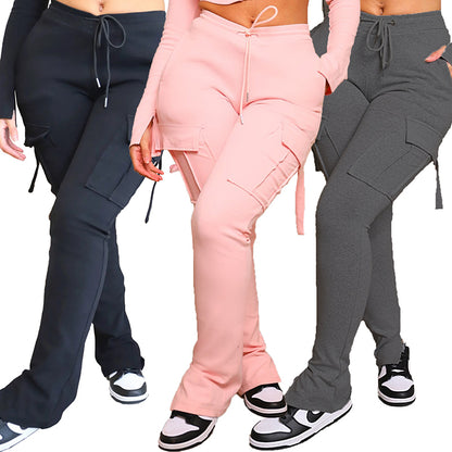 High Waist Cargo Pants