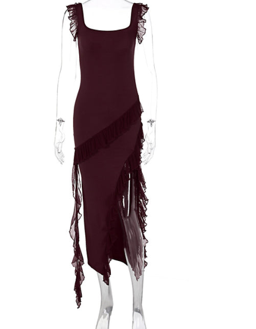 Thigh High Split Dress
