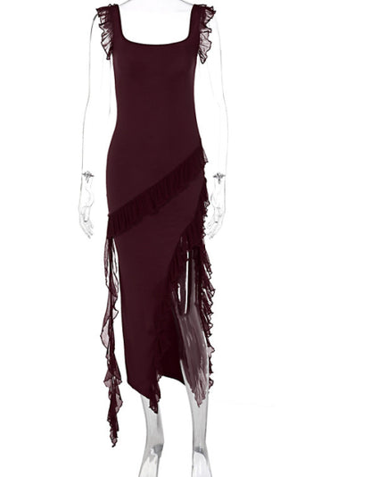 Thigh High Split Dress