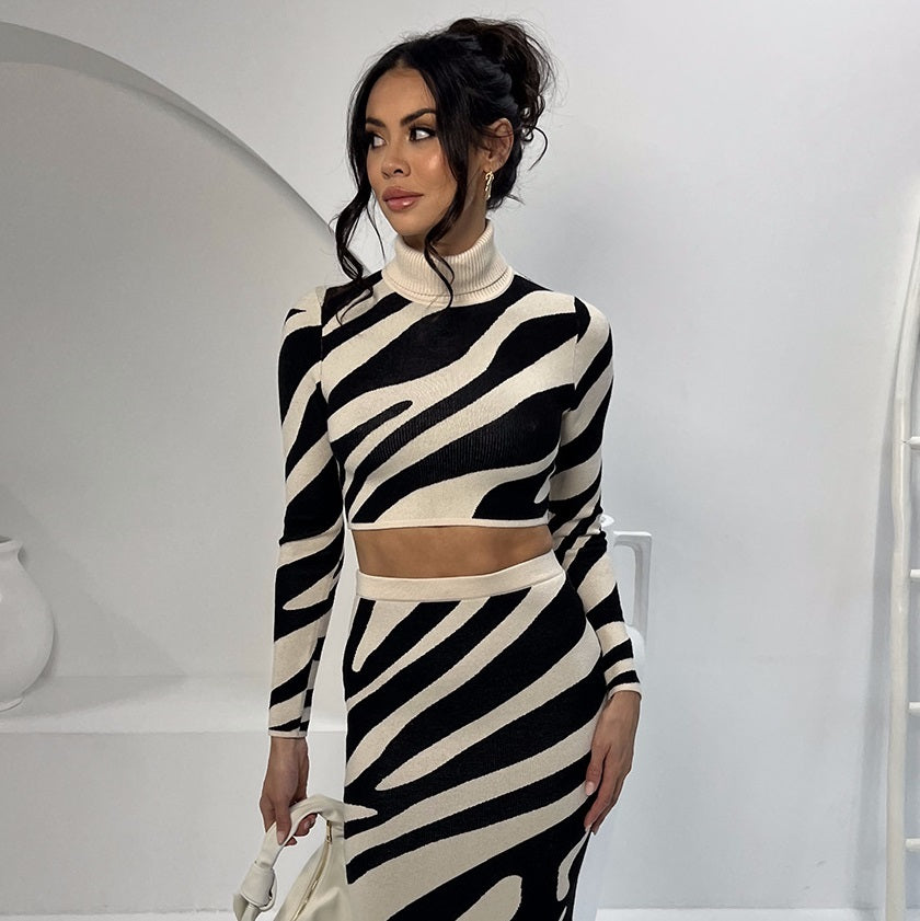 Two Piece Slim Fit Skirt