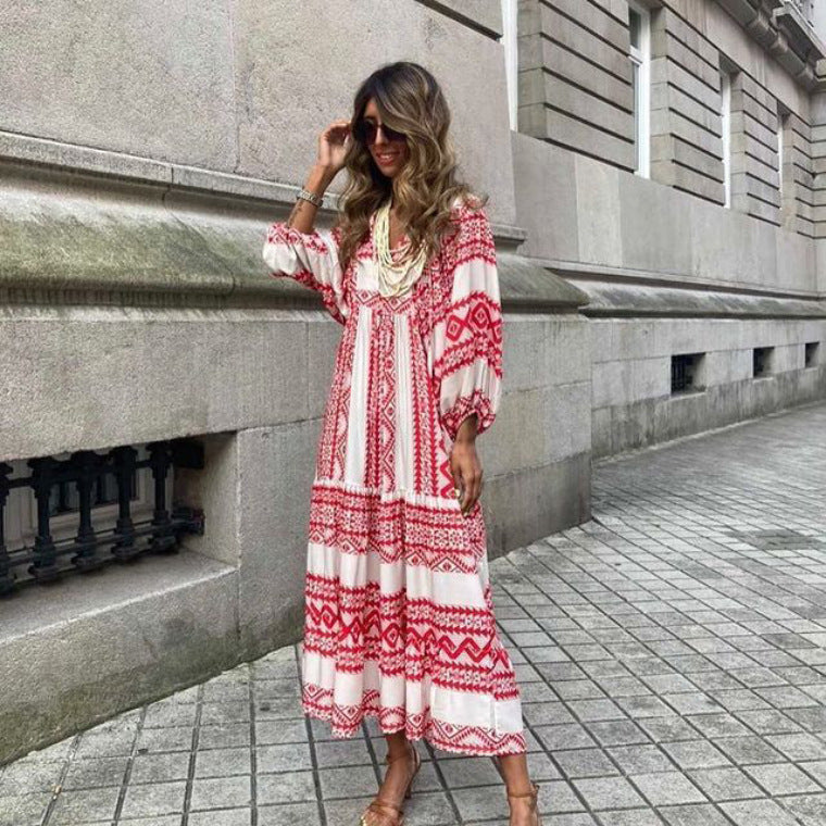 Vintage Bohemian Elegant Dress