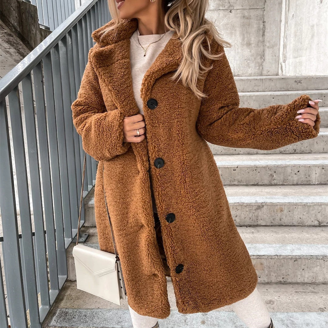 Plush Long Jacket