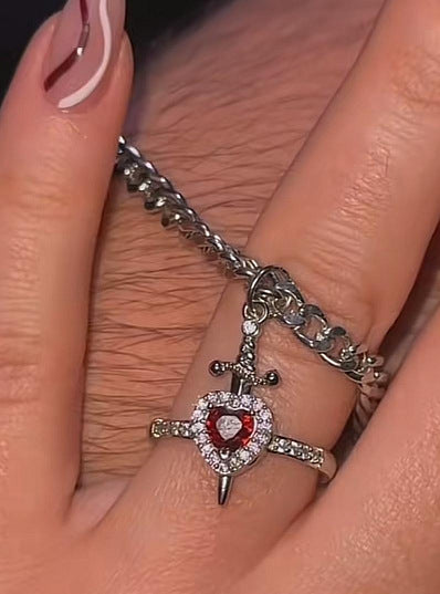 Arrow Through The Heart Necklace